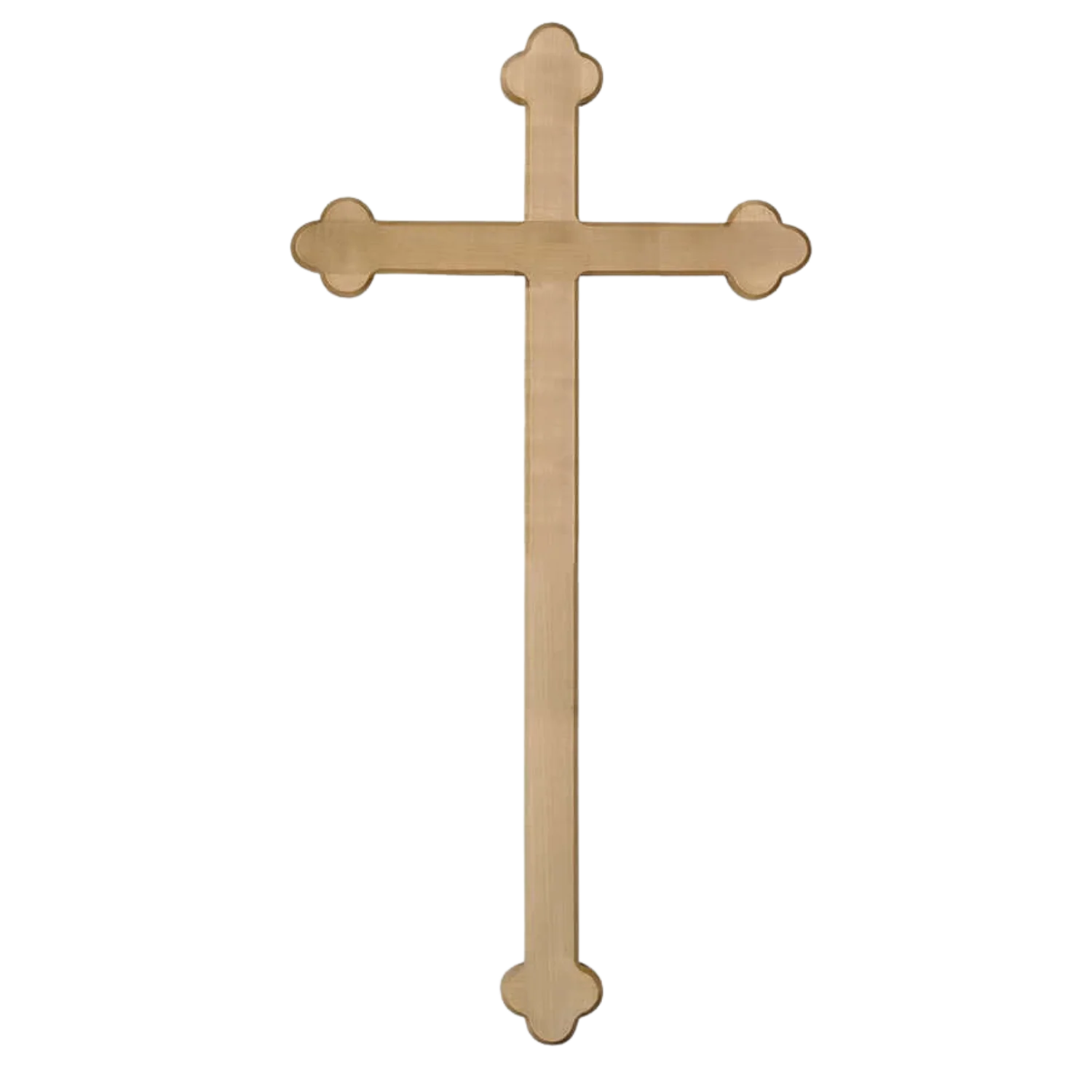 BAROQUE WALL CROSS - CLEAR WOOD