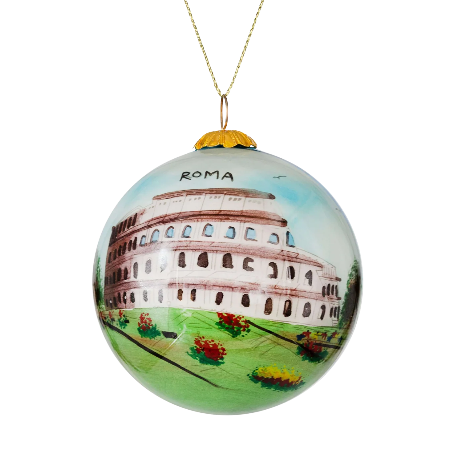 COLOSSEUM - CHRISTMAS BAUBLE - GLASS