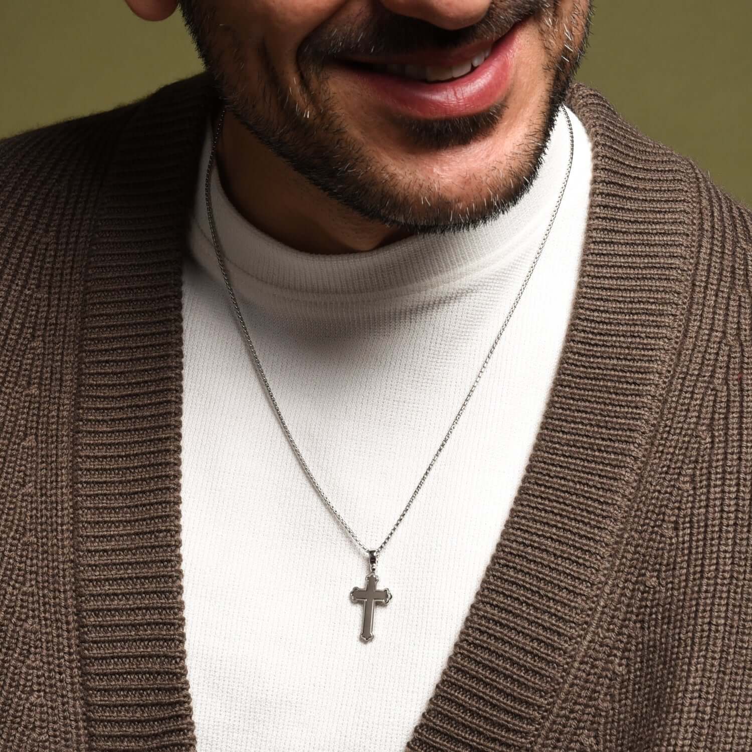 CROSS PENDANT - SILVER - Image 2