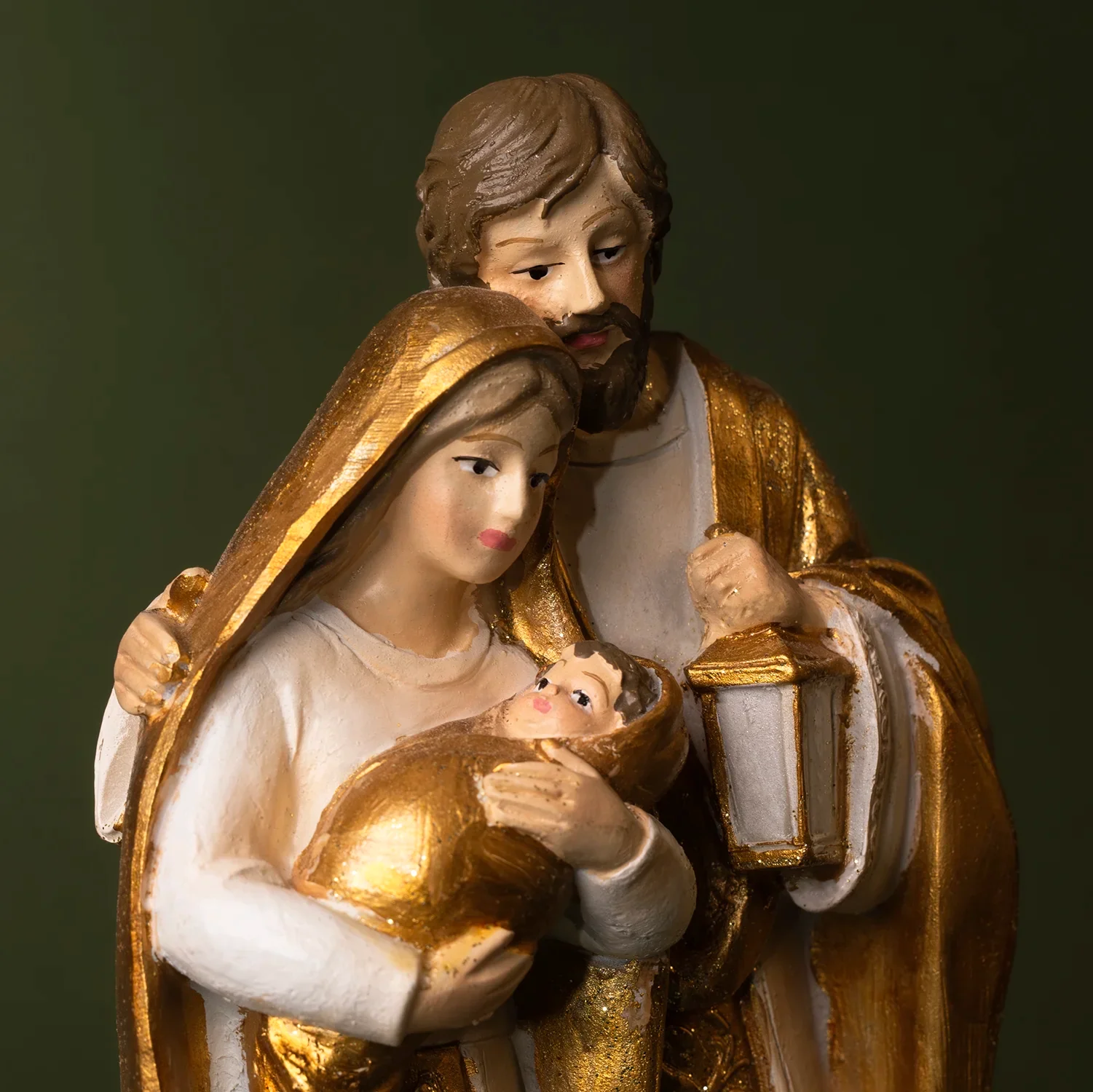 HOLY FAMILY STATUE - RESIN - CHRISTMAS - Image 3