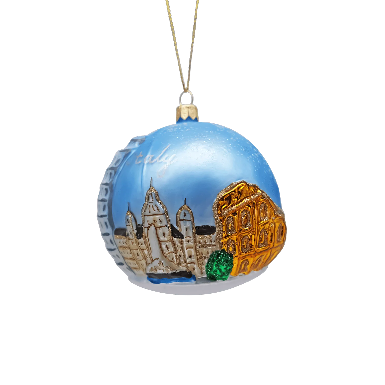 ITALY - CHRISTMAS BAUBLE - GLASS