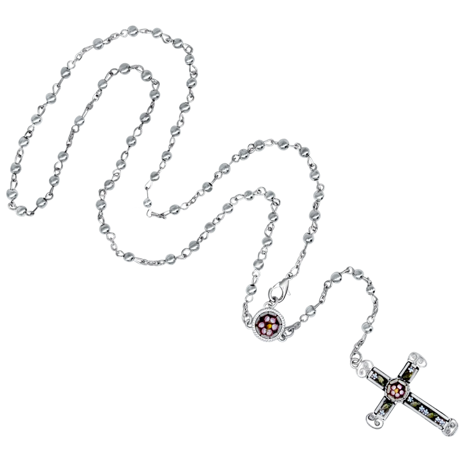 MICROMOSAIC ROSARY - METAL