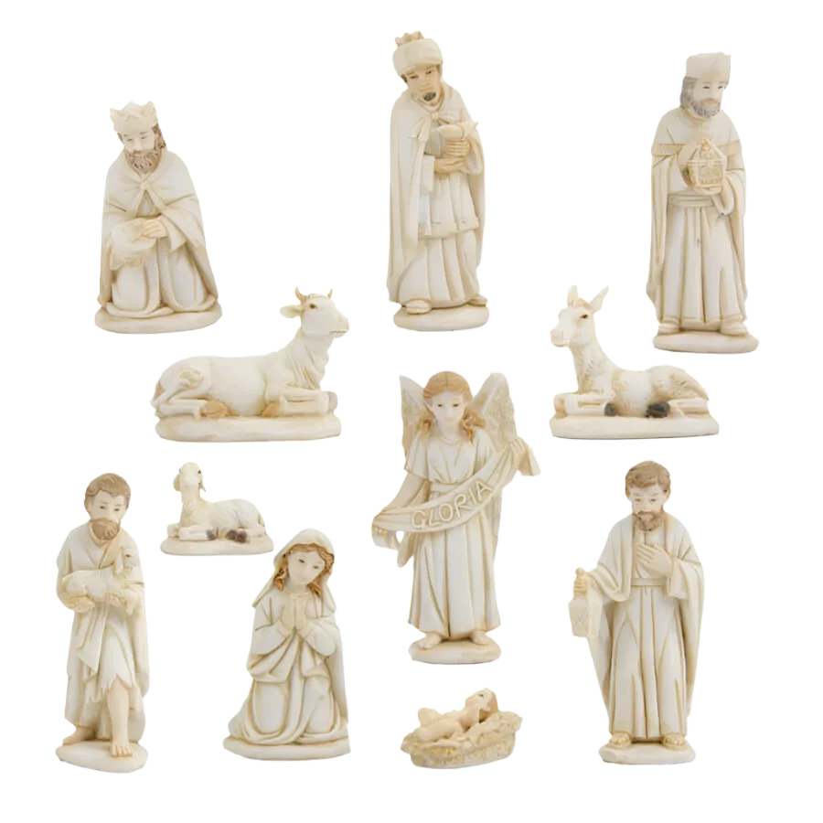 NATIVITY FIGURES - CHRISTMAS - RESIN