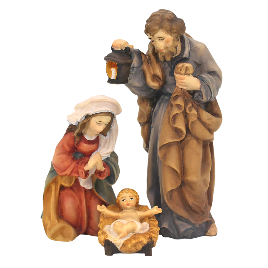 NATIVITY FIGURES - CHRISTMAS NATIVITY - WOOD