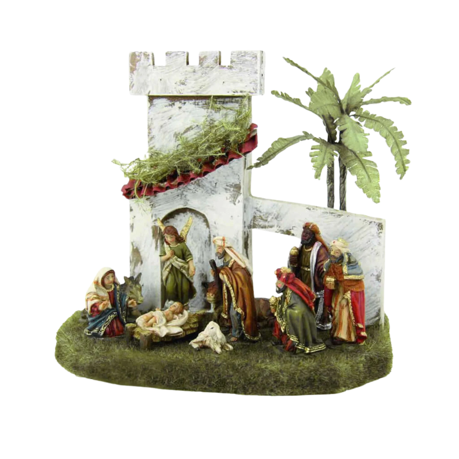 NATIVITY SCENE - CHRISTMAS NATIVITY - RESIN