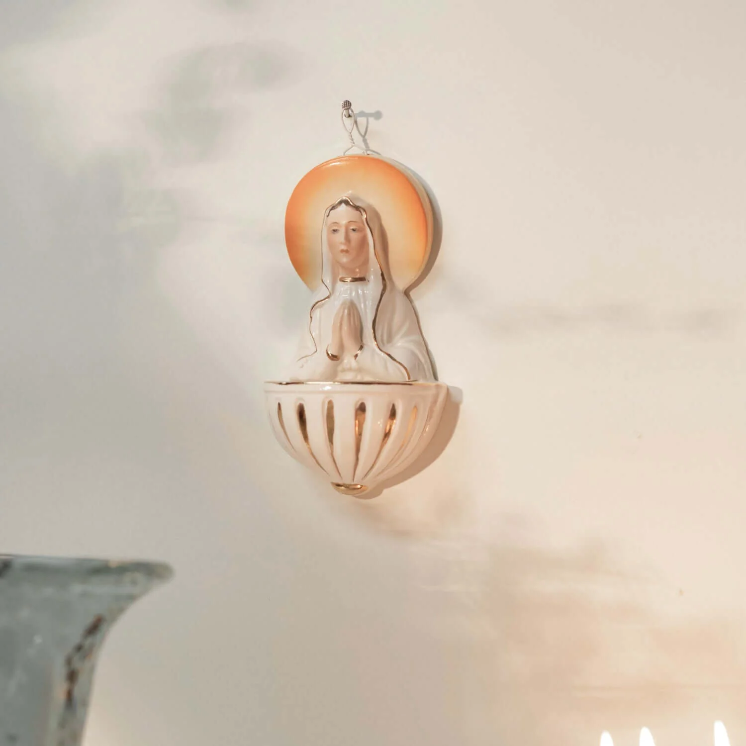OUR LADY OF LOURDES - HOLY WATER FONT - Image 2