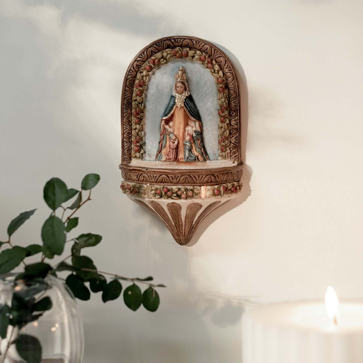OUR LADY OF PROTECTION - HOLY WATER FONT - Image 2