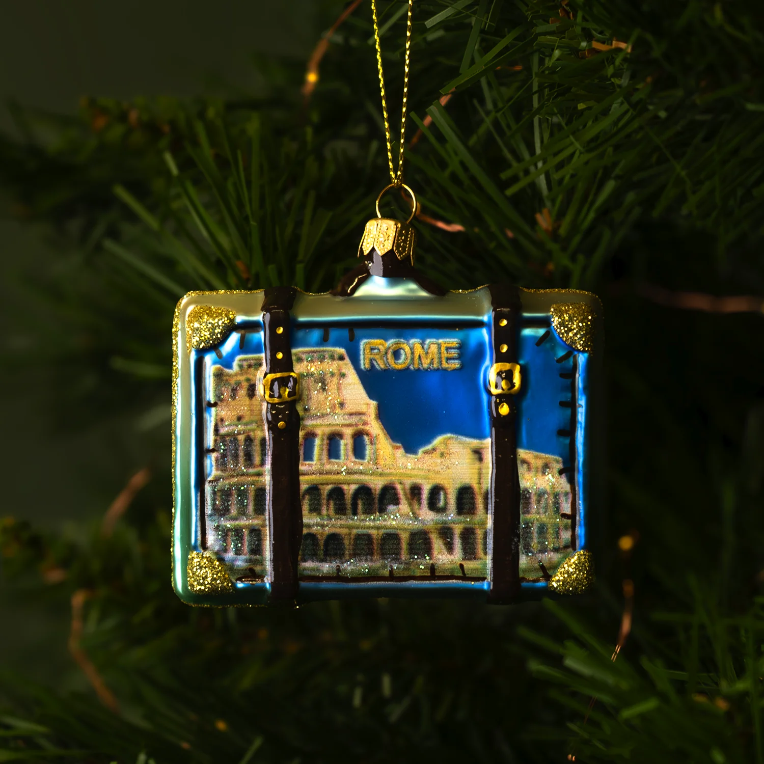 ROME SUITCASE - CHRISTMAS ORNAMENT SOUVENIR - Image 2