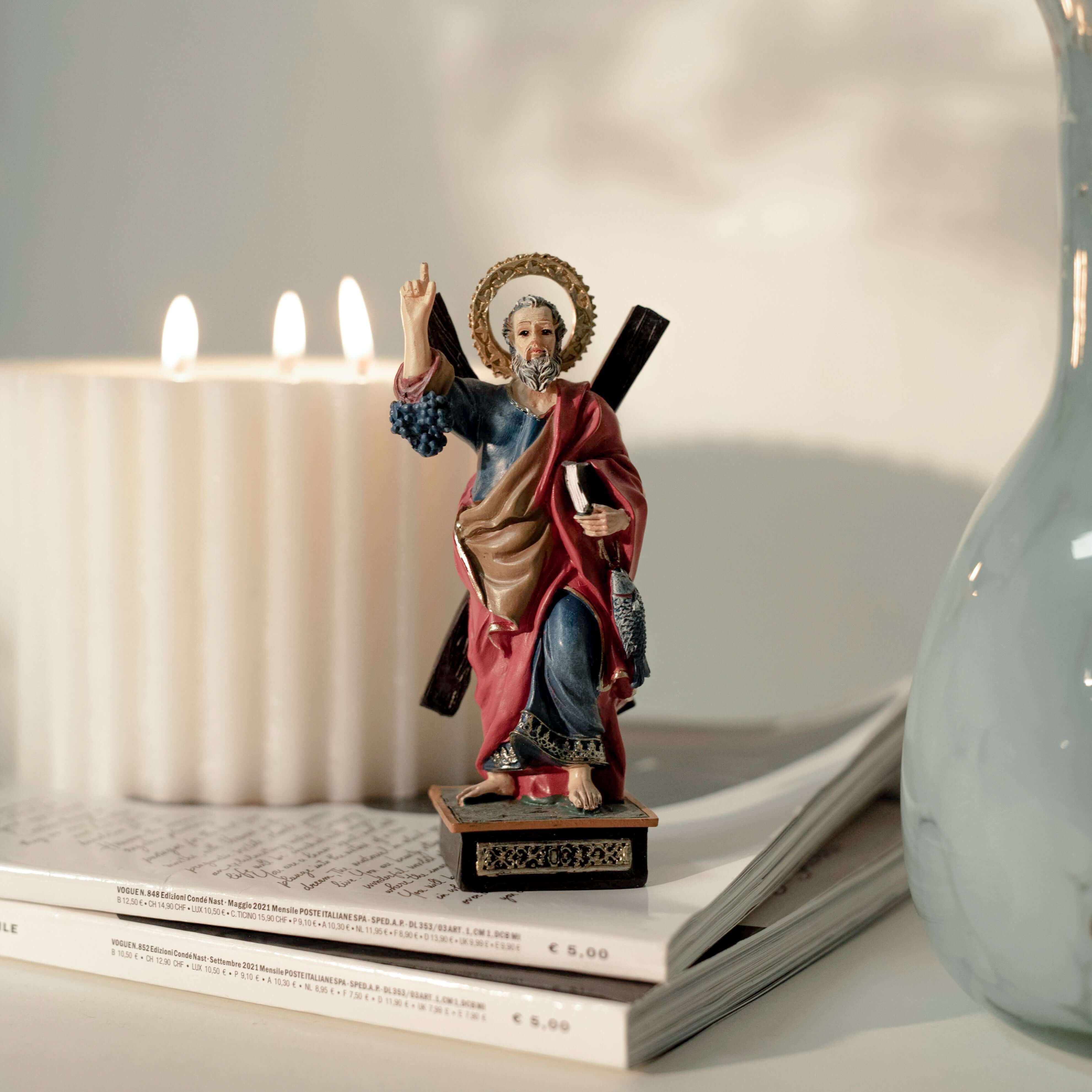 SAINT ANDREW - STATUE - RESIN - Image 2