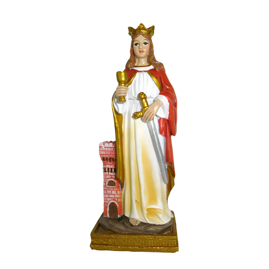 SAINT BARBARA - STATUE - RESIN