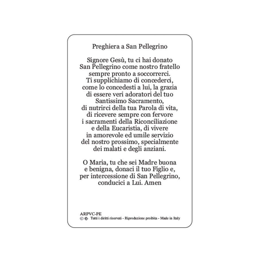 SAINT PEREGRINE - PRAYER CARD - Image 2