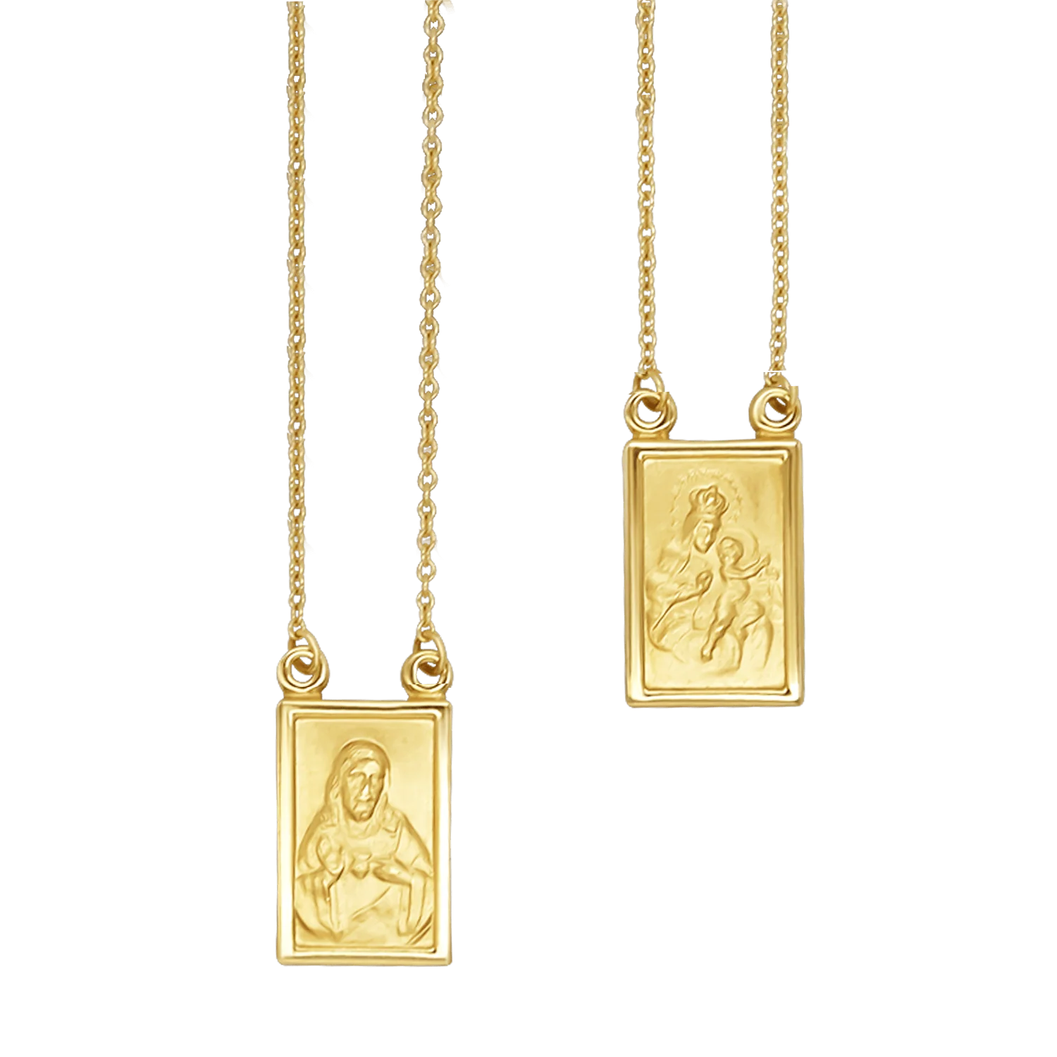 SCAPULAR NECKLACE - GOLD