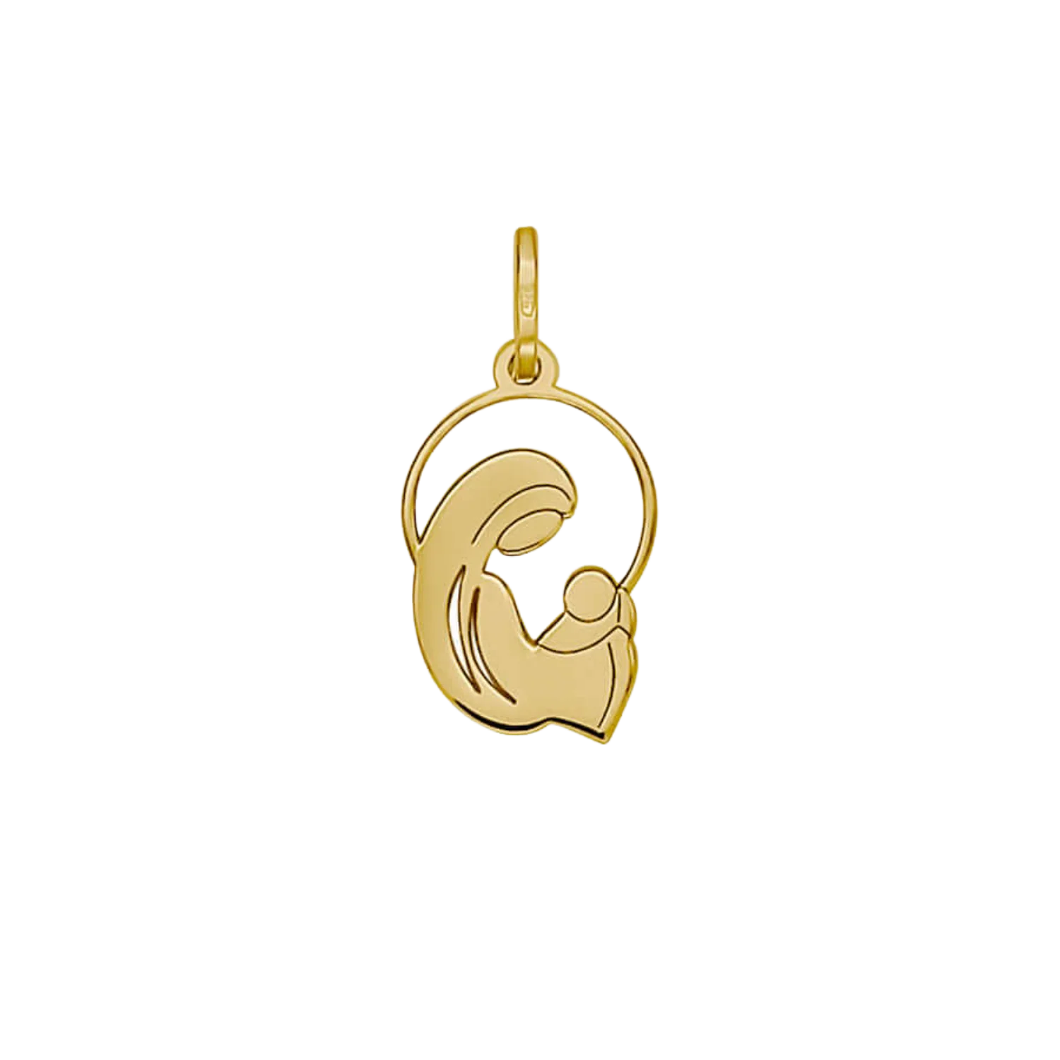 ST MARY PENDANT - GOLDEN SILVER