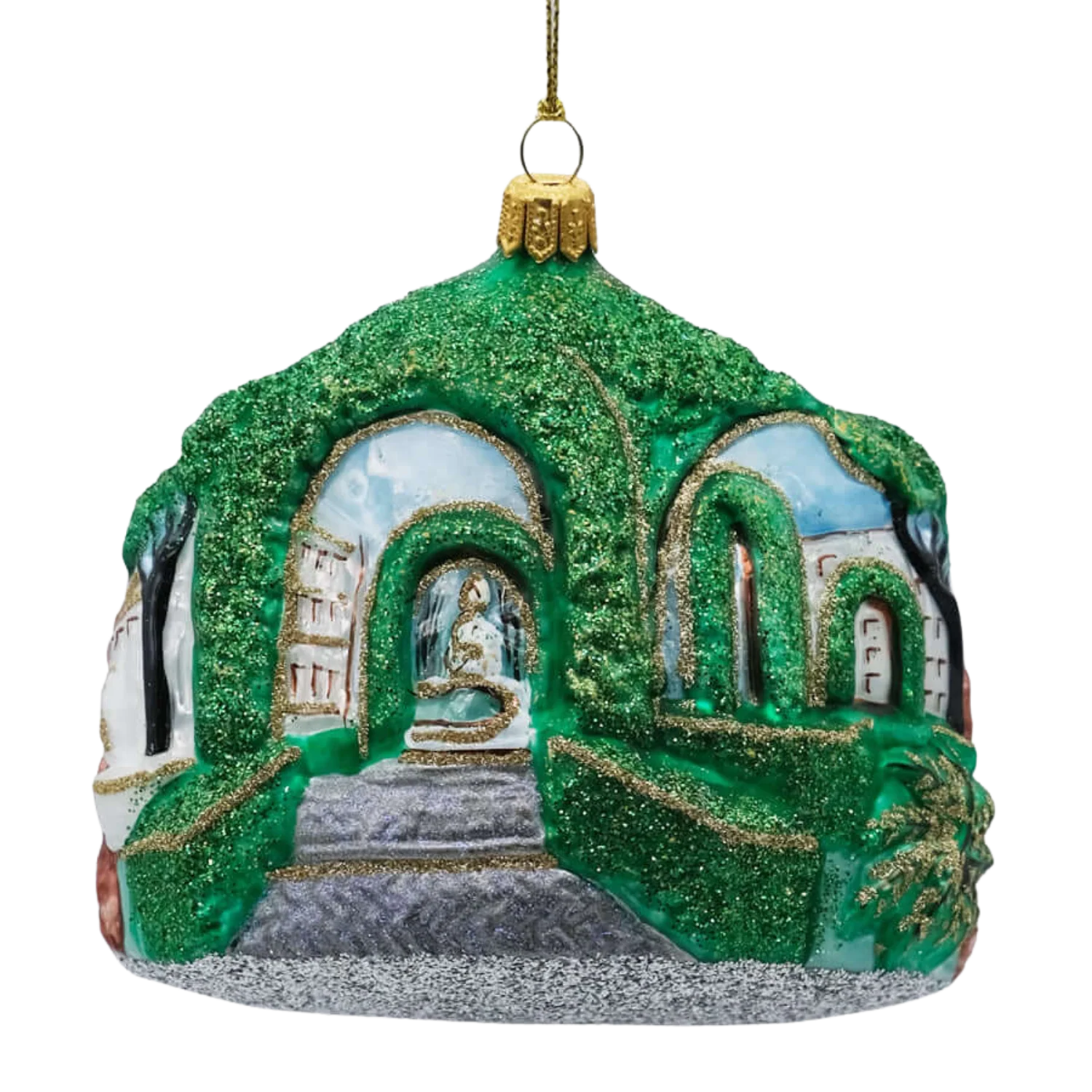ST PETER'S SQUARE VATICAN - CHRISTMAS TREE DECORATION - GLASS - Image 2