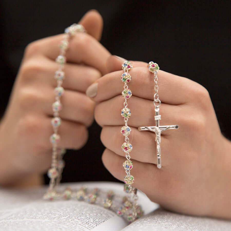 STRASSBALL ROSARY - SILVER - Image 3