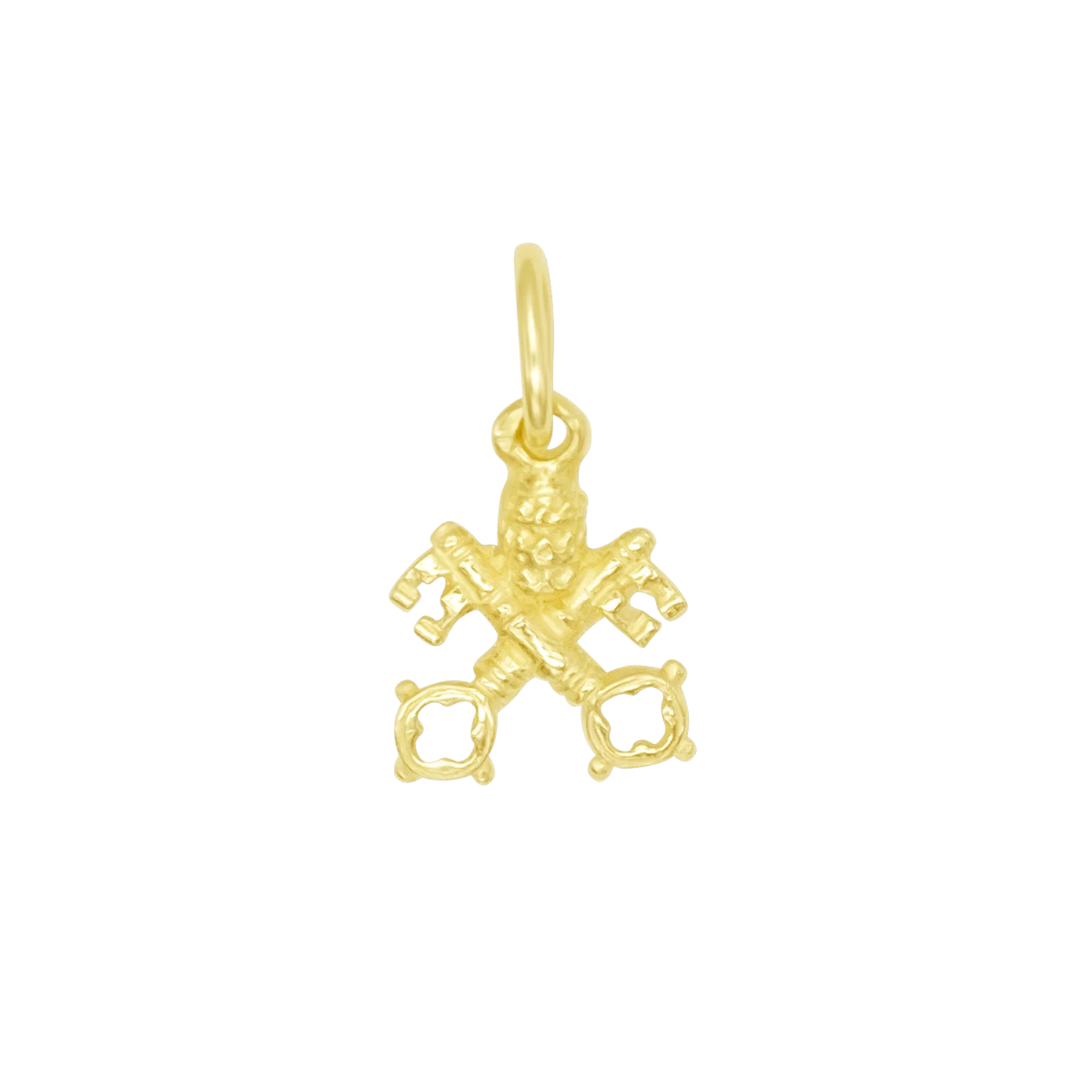 VATICAN CITY COAT OF ARMS - PENDANT - GOLD