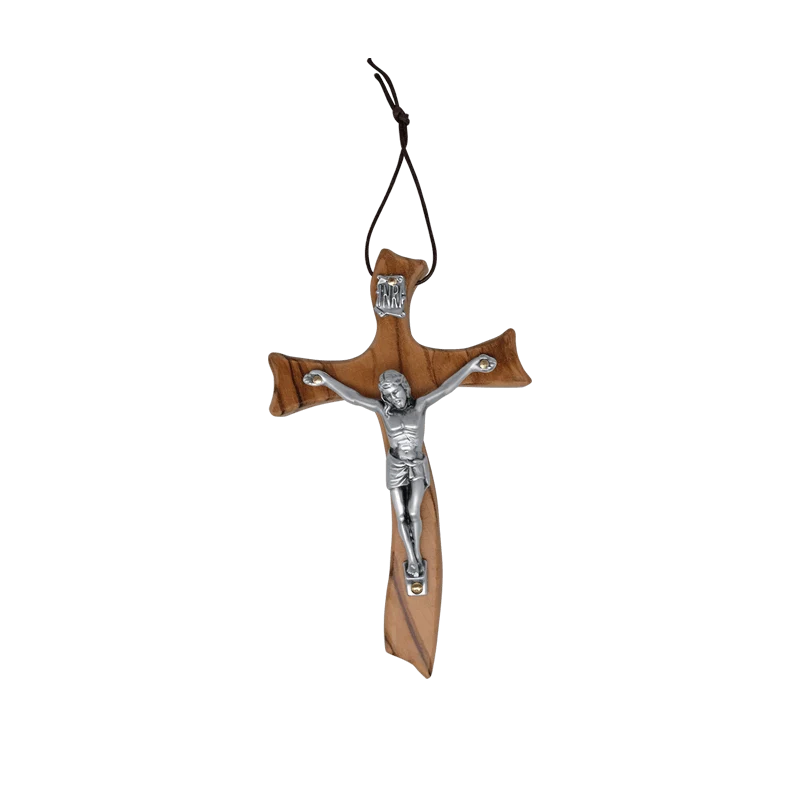 WALL CRUCIFIX - OLIVE WOOD